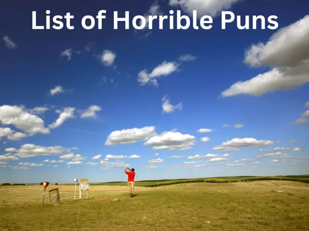 List of Horrible Puns