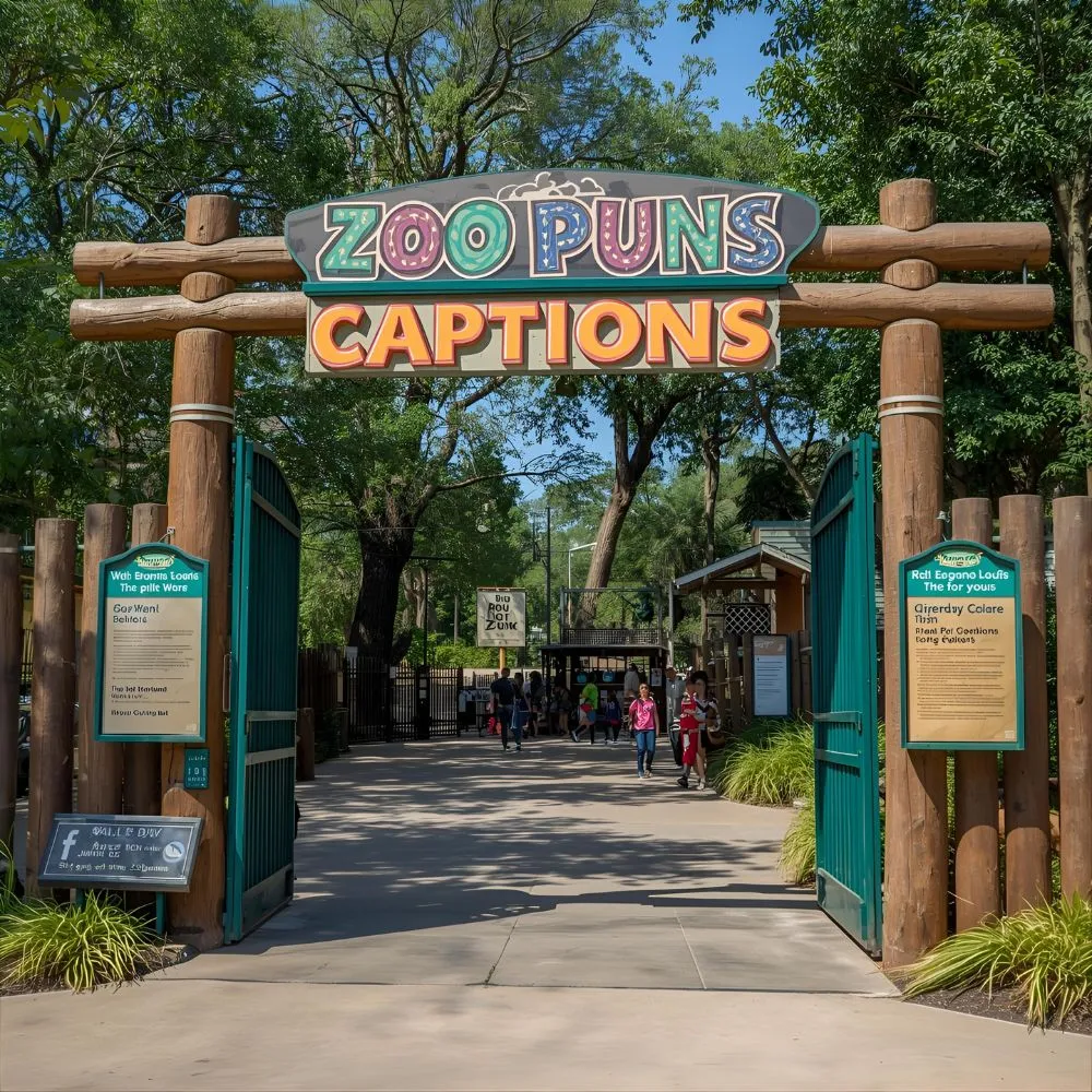 Zoo Puns Captions