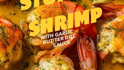 Delicious Spinach & Artichoke Stuffed Shrimp Recipe