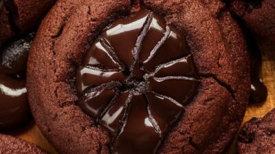 Chocolate Lava Brownie Cookies