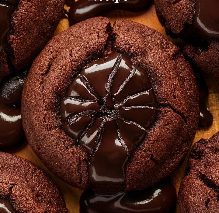 Chocolate Lava Brownie Cookies
