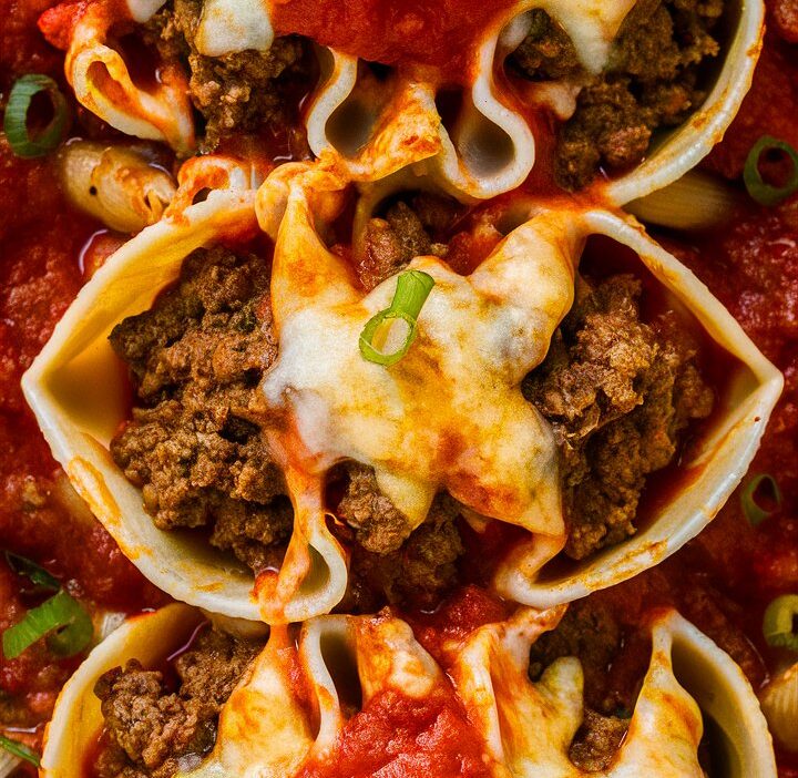 Cheesy Taco Stuffed Shells Pasta Recipe