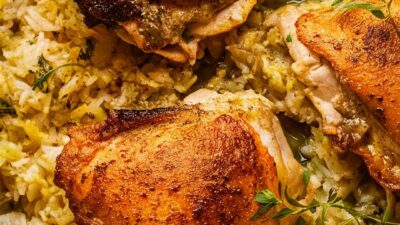 Delicious Oven Baked Chicken and Rice Recipe
