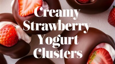 Easy Frozen Strawberry Yogurt Clusters Recipe