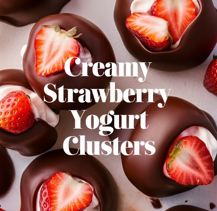 Easy Frozen Strawberry Yogurt Clusters Recipe