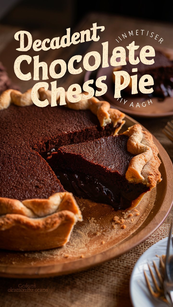 Indulge in Decadent Chocolate Chess Pie Recipe
