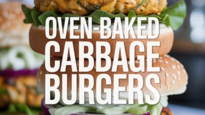Cabbage Burgers Baked to Perfection