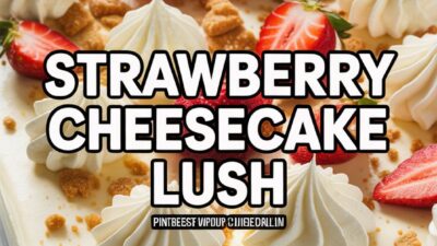 Strawberry Cheesecake Lush Recipe