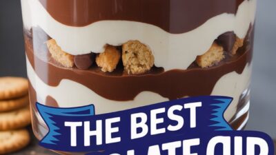 Indulge in Chocolate Chip Cookie Layered Pudding Dessert