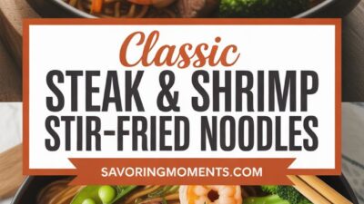 Delicious Steak & Shrimp Stir-Fried Noodles Recipe