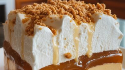 Indulge in Creamy BUTTERSCOTCH LUSH Dessert