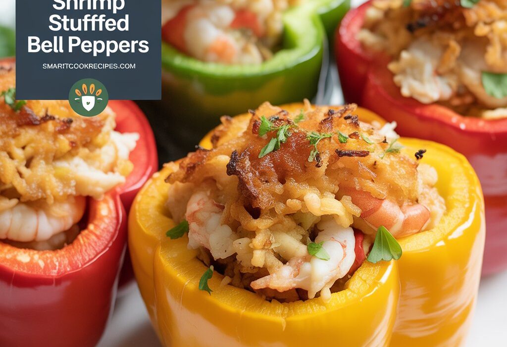Delicious Crab and Shrimp Stuffed Bell Peppers Recipe