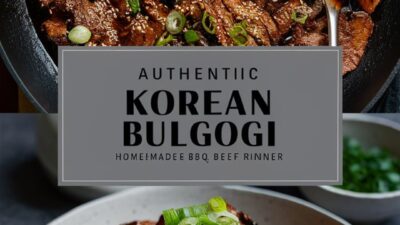 Authentic Beef Bulgogi Recipe for Flavor Lovers