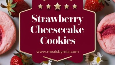 Strawberry Cheesecake Cookies Recipe - Easy and Delicious