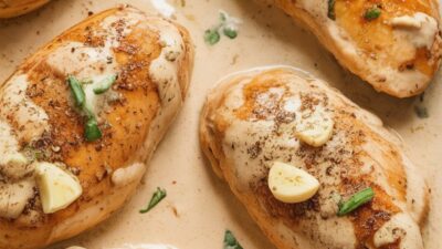 Easy 5 Ingredient Creamy Garlic Sauce Recipe