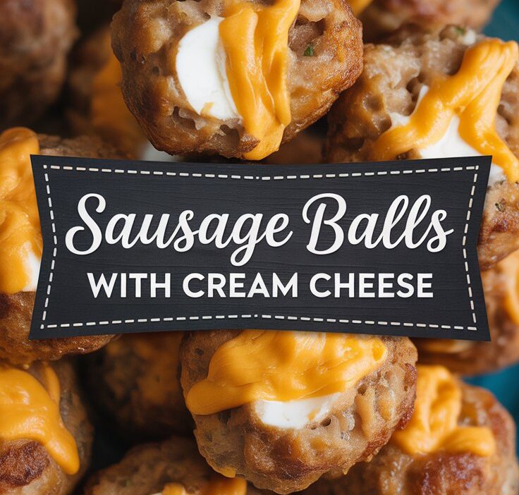 Easy CREAM CHEESE SAUSAGE BALLS Recipe