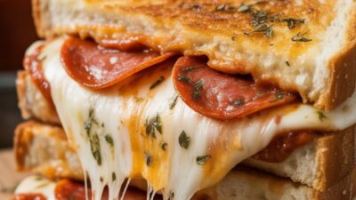 Cheese Dog Pizza Sandwich Recipe: Quick & Delicious