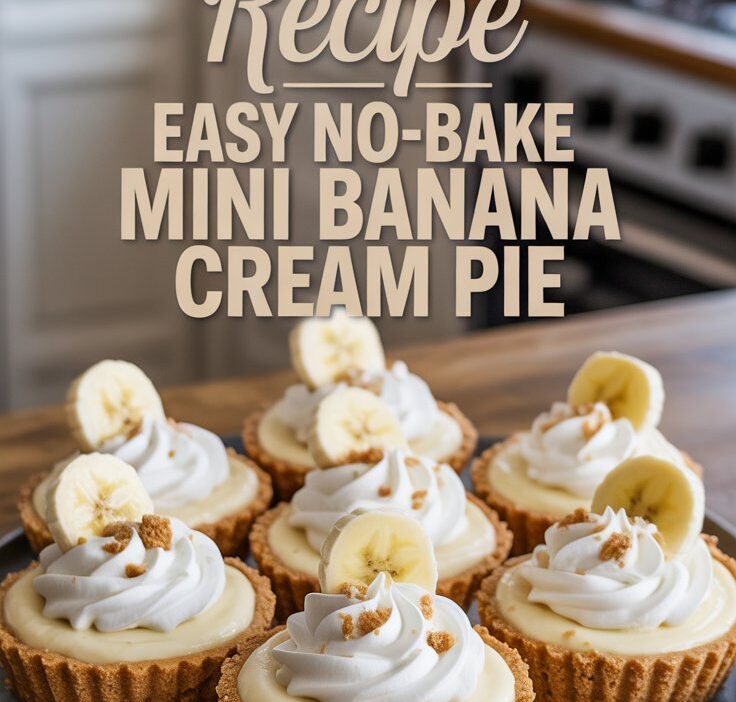 Easy No-Bake Mini Banana Cream Pie Recipe