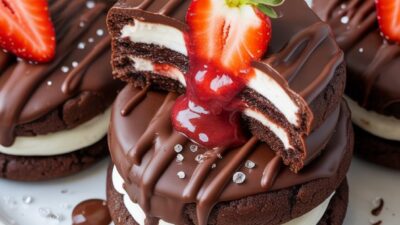 Irresistible Chocolate Covered Strawberry Cookies Recipe