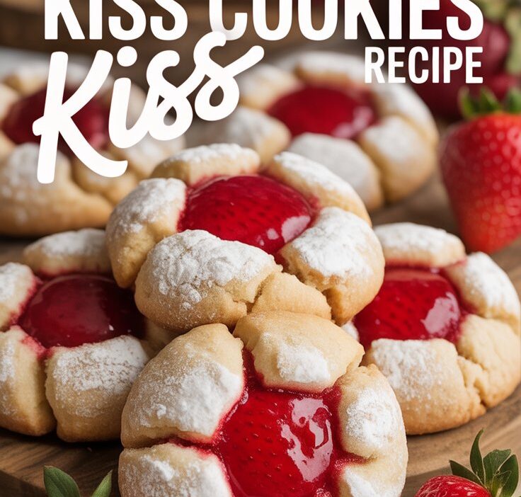Strawberry Kiss Cookies