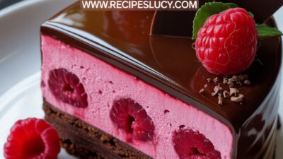 Decadent Chocolate Cake with Fresh Raspberry Bliss