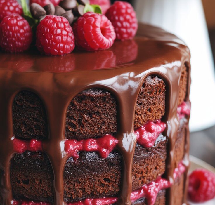 Decadent Chocolate Raspberry Cake Recipe