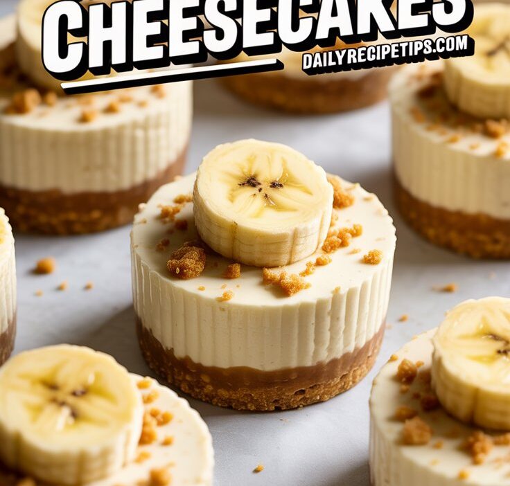 Irresistible Mini Banana Pudding Cheesecakes