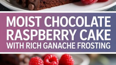 Indulge in Decadent Chocolate Cake with Fresh Raspberry Bliss