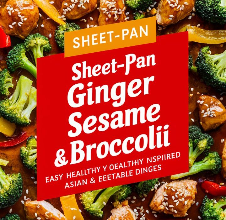 Easy Sheet Pan Teriyaki Ginger Sesame Chicken Recipe