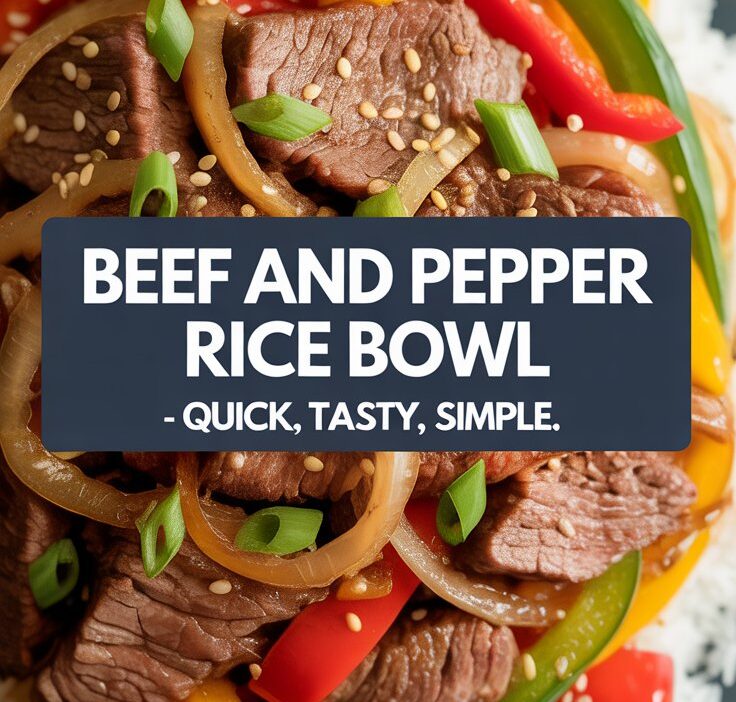 Beef and Pepper Rice Bowl