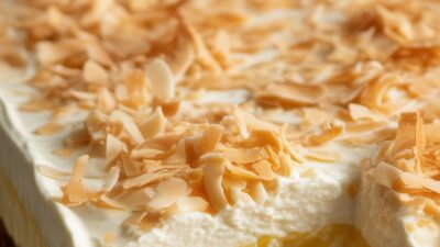 No-bake Coconut Cream Lush Recipe - Quick & Delicious